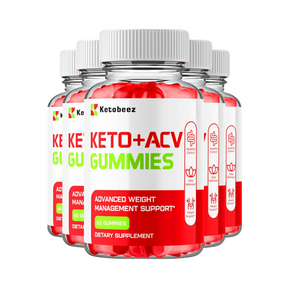 5-Pack Ketobeez ACV Gummies, Ketobeez Keto Gummies For Weight Loss - 300 Gummies