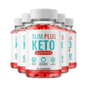 5-Pack Slim Plus Keto Gummies, SlimPlus Keto ACV Gummies - 300 Gummies