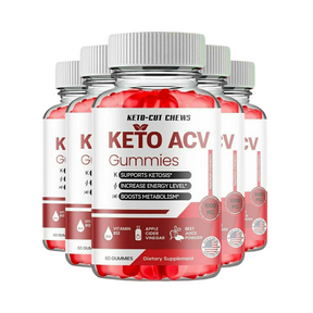 5-Pack Keto Cut Chews Gummies, Keto-Cut Chews Keto ACV  Gummies - 300 Gummies