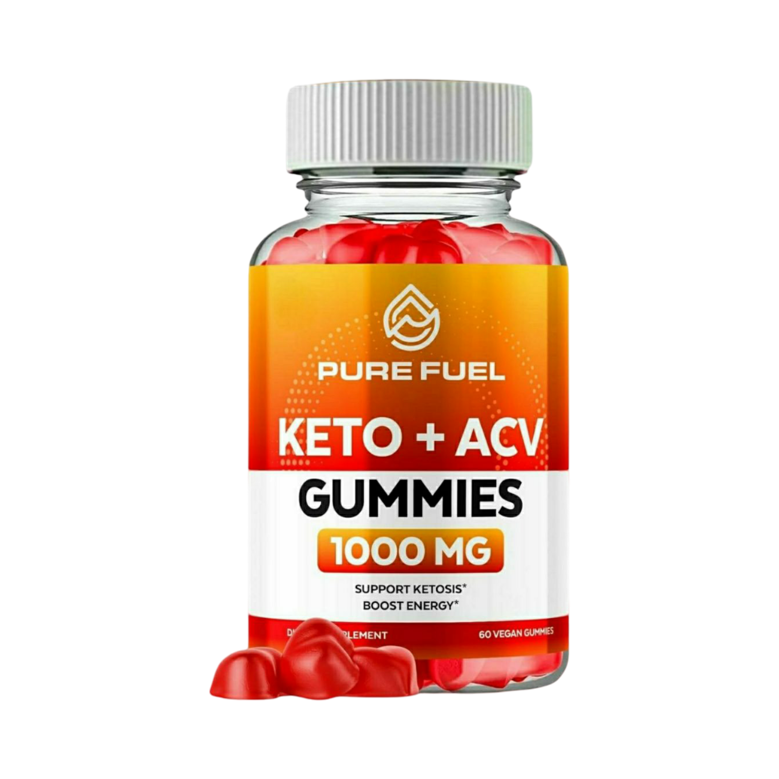 Pure Fuel Keto ACV Gummies, Pure Fuel Keto Gummies - 60 Gummies