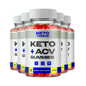 5-Pack Keto Thrive ACV Gummies, Keto Thrive Keto ACV Gummies - 300 Gummies