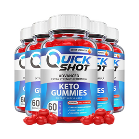 5-Pack Quick Shot Keto Gummies - Quick Shot Keto ACV Gummies - 300 Gummies