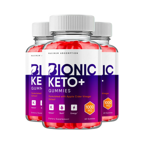 3-Pack Bionic Keto ACV Gummies, Bionic Keto Gummies For Weight Loss -180 Gummies