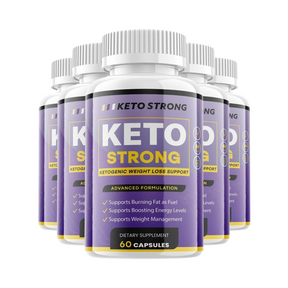 5-Pack Keto Strong Pills - Natural Formula For Weight Loss - 300 Capsules