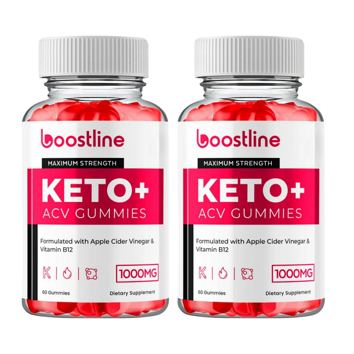 2-Pack Boostline Keto ACV Gummies, Boost Line Gummies Weight Loss - 120 Gummies