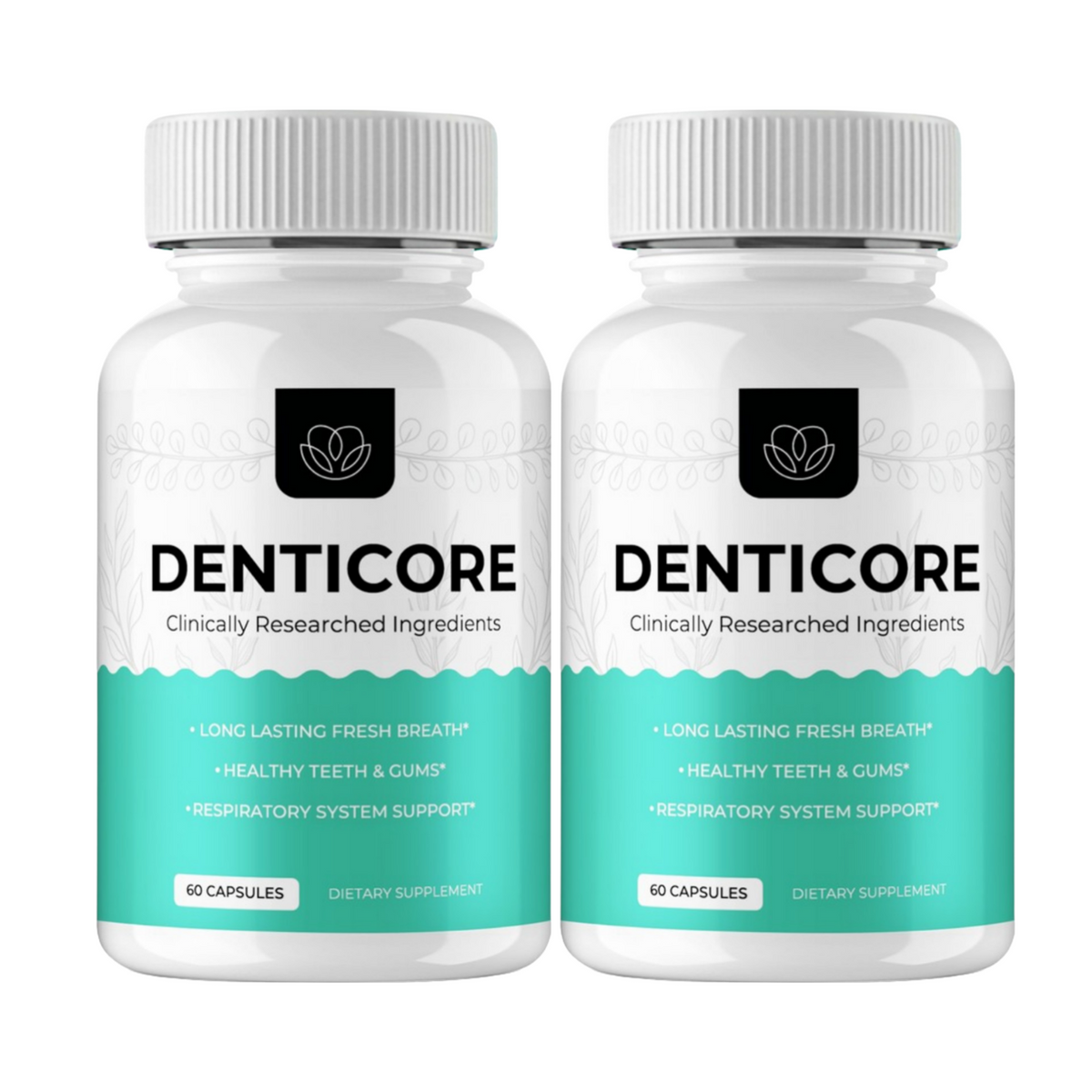 2-Pack Denticore Dental Health Supplement - Oral Health Support - 120 Capsules