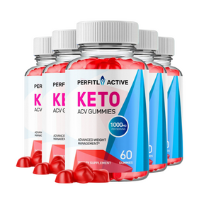 5-Pack Perfitly Active Keto ACV Gummies - Perfitly Keto Gummies - 300 Gummies