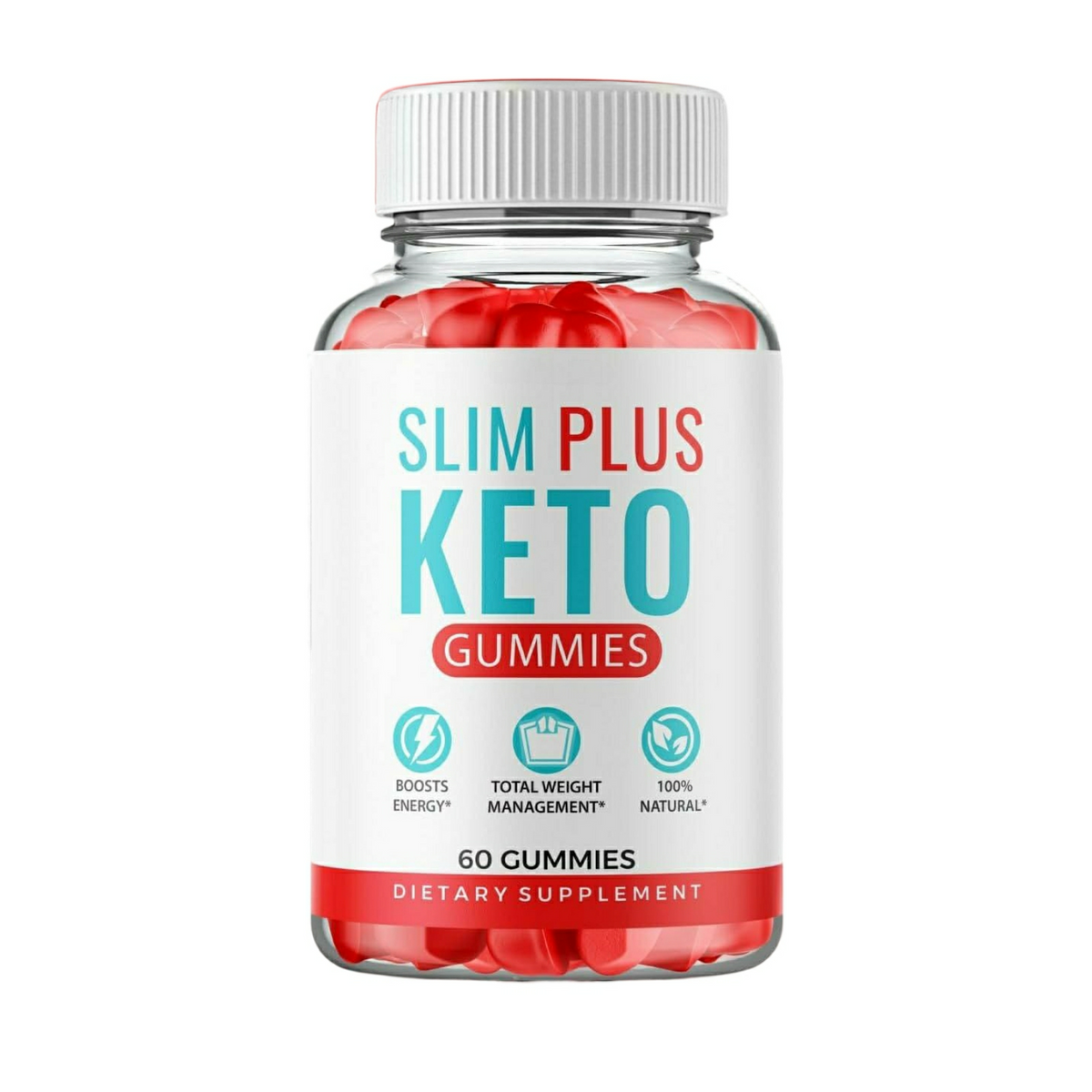 Slim Plus Keto Gummies, SlimPlus Keto ACV Gummies - 60 Gummies