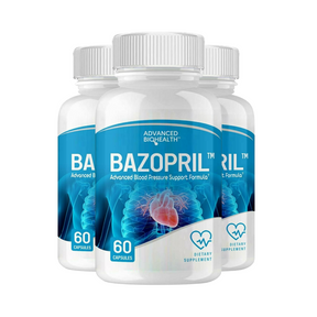 3-Pack Bazopril Blood Formula Support - Bazopril Blood Sugar - 180 Capsules