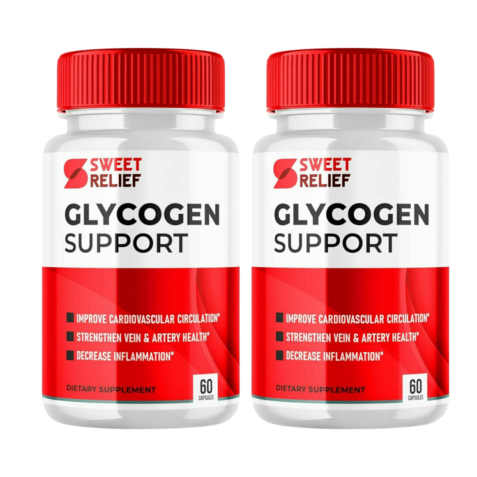 2-Pack Sweet Relief Glycogen Support Advanced Blood Support - 120 Capsules