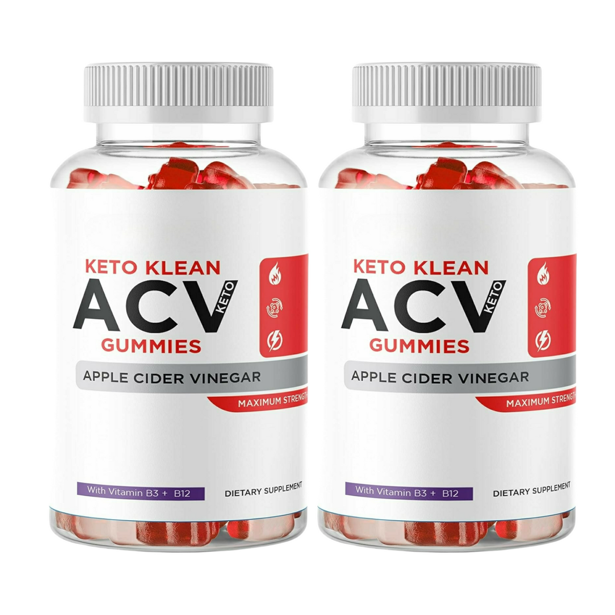 2-Pack Keto Klean ACV Gummies - Keto Clean For Weight Loss - 120 Gummies