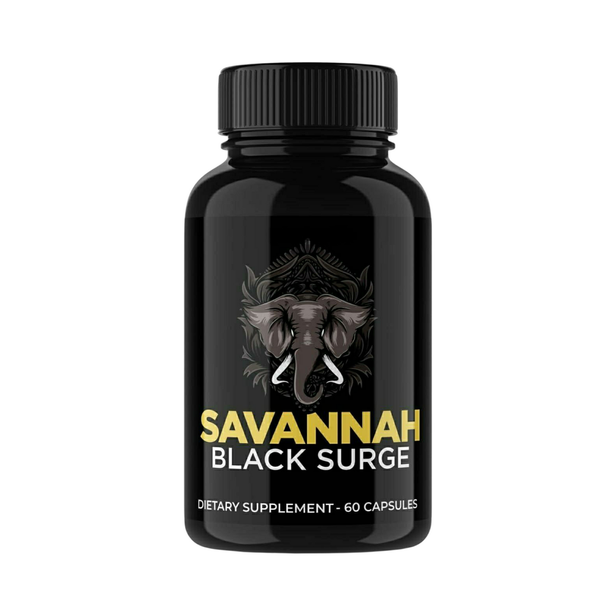 Savannah Black Surge Pills, Black Surge Formula Male Support -60 Capsules