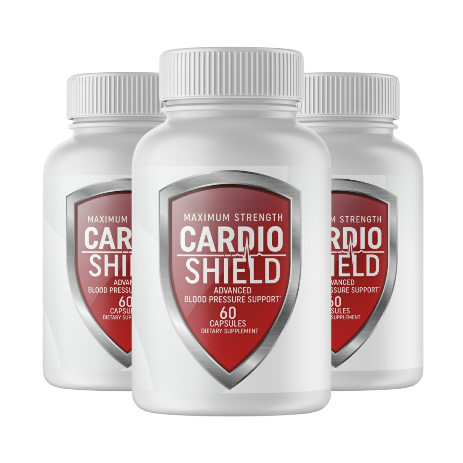 3-Pack Cardio Shield Maximum Strength Advanced Blood Support - 180 Capsules