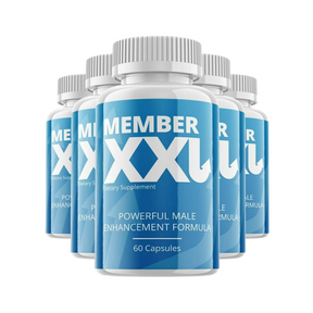 5-Pack Member XXL Powerful Male Pills, Member XXL Male Support - 300 Capsules