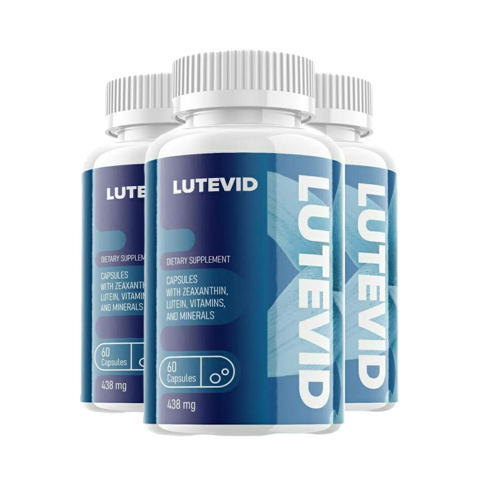 3-Pack Lutevid Vision Supplement Advanced Formula Healthy Vision- 180 Capsules