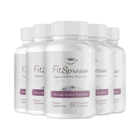 5-Pack FitSpresso Health Support Supplement -New Fit Spresso (300 Capsules)