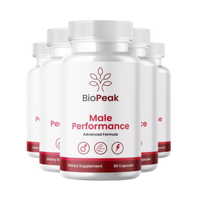 5-Pack BioPeak Male Performance, Bio Peak Male Supplement - 300 Capsules