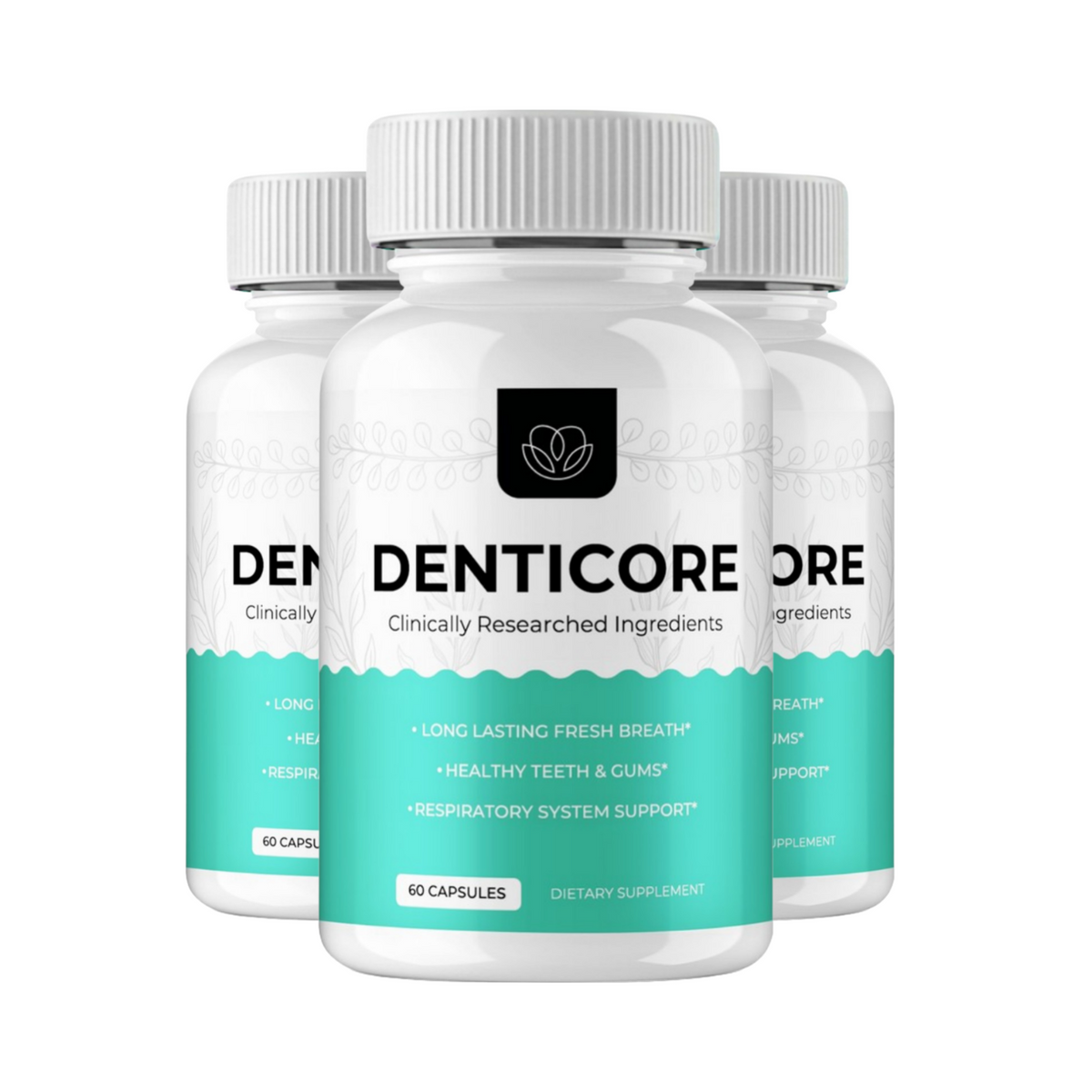 3-Pack Denticore Dental Health Supplement - Oral Health Support - 180 Capsules