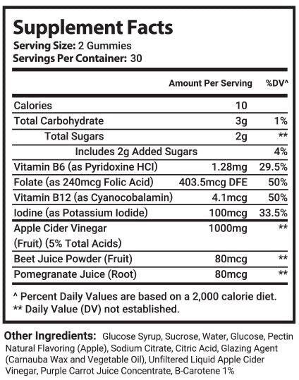 2-Pack Ketosium XS ACV Gummies, Ketosium XS Keto ACV Gummies - 120 Gummies