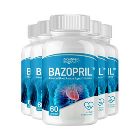 5-Pack Bazopril Blood Formula Support - Bazopril Blood Sugar - 300 Capsules