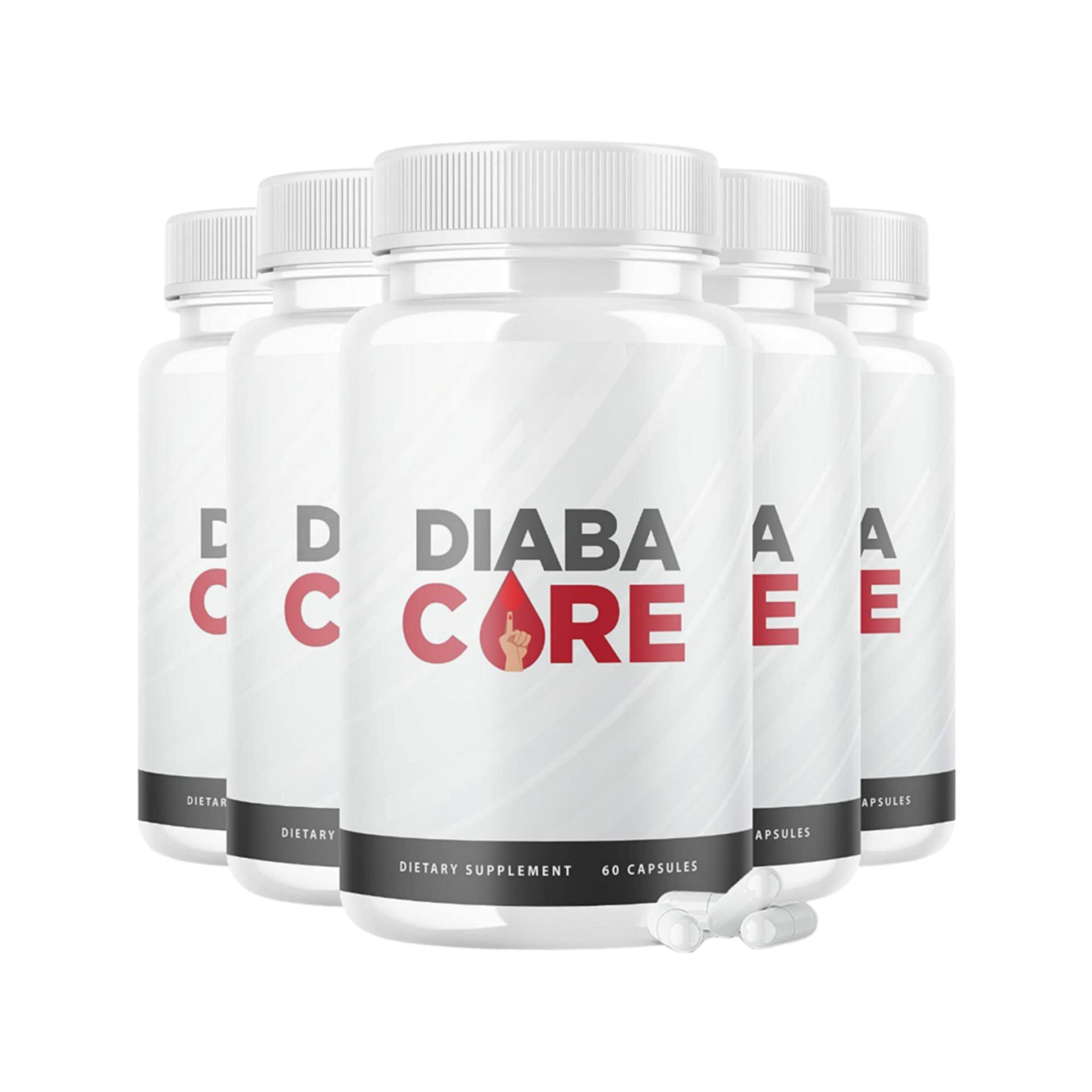 5-Pack Diabacore for Blood Sugar Support Supplement DiabaCore Pills-300 Capsules