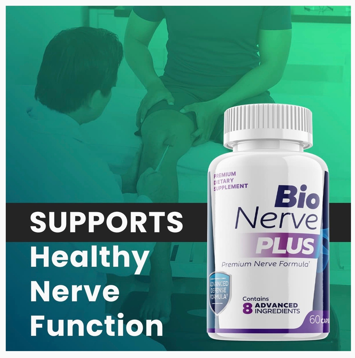 5-Pack BioNerve Plus, Premium Nerve Formula, Bio Nerve Plus (300 Capsules)