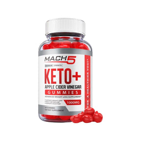 Mach 5 Keto ACV Gummies, Mach5, Fat Burn, Weight Loss Gummies-60 Gummies