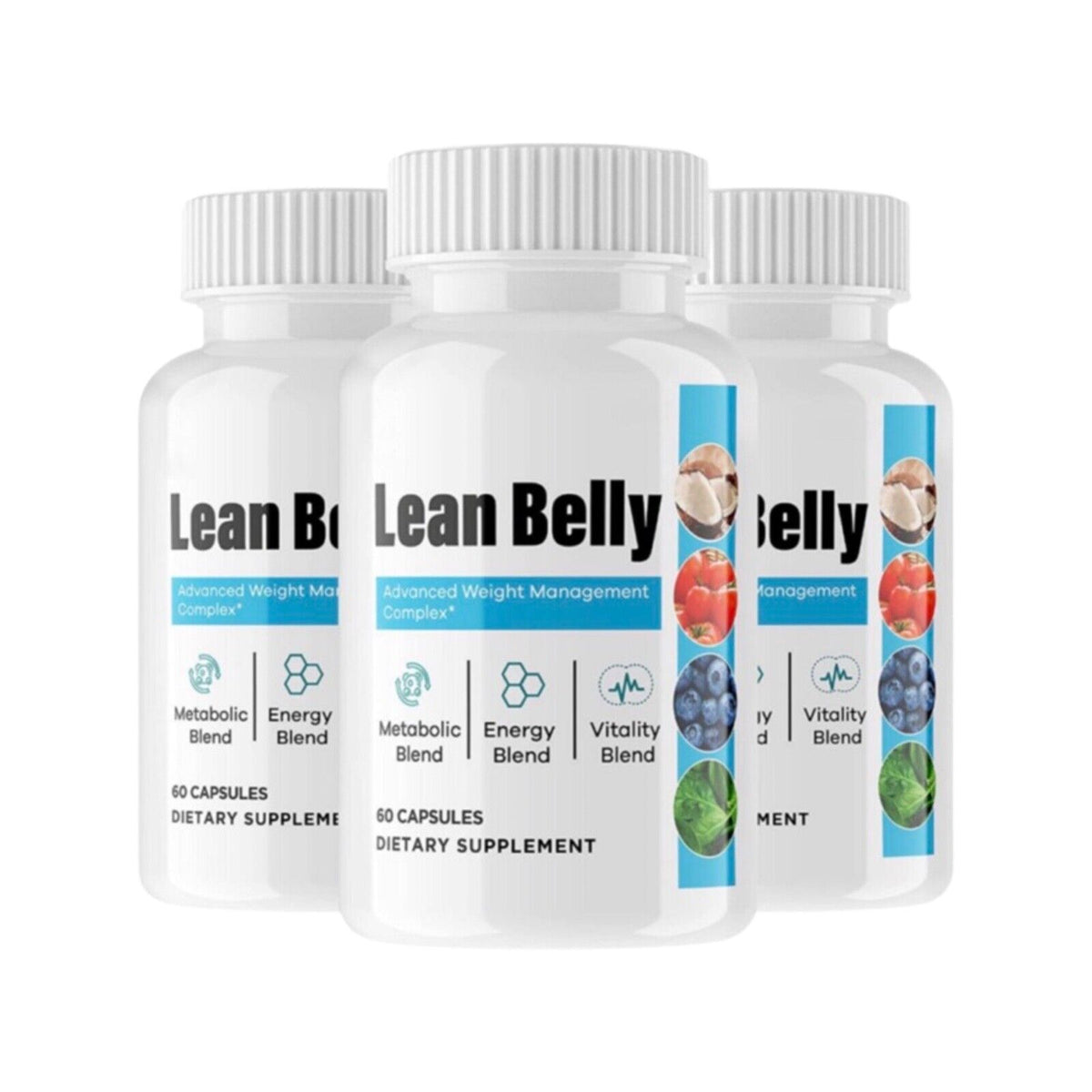 3-Pack Lean Belly Juice Capsules Keto Diet Pills, Weight Loss- 180 Capsules