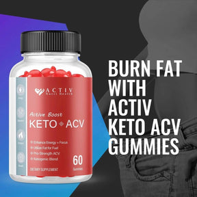 5-Pack Activ Keto ACV Gummies, Active Boost Keto ACV Supplement (300 Gummies)