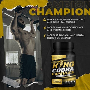 King Cobra Capsules Extra Strength Formula Pills for Men-60 Capsules