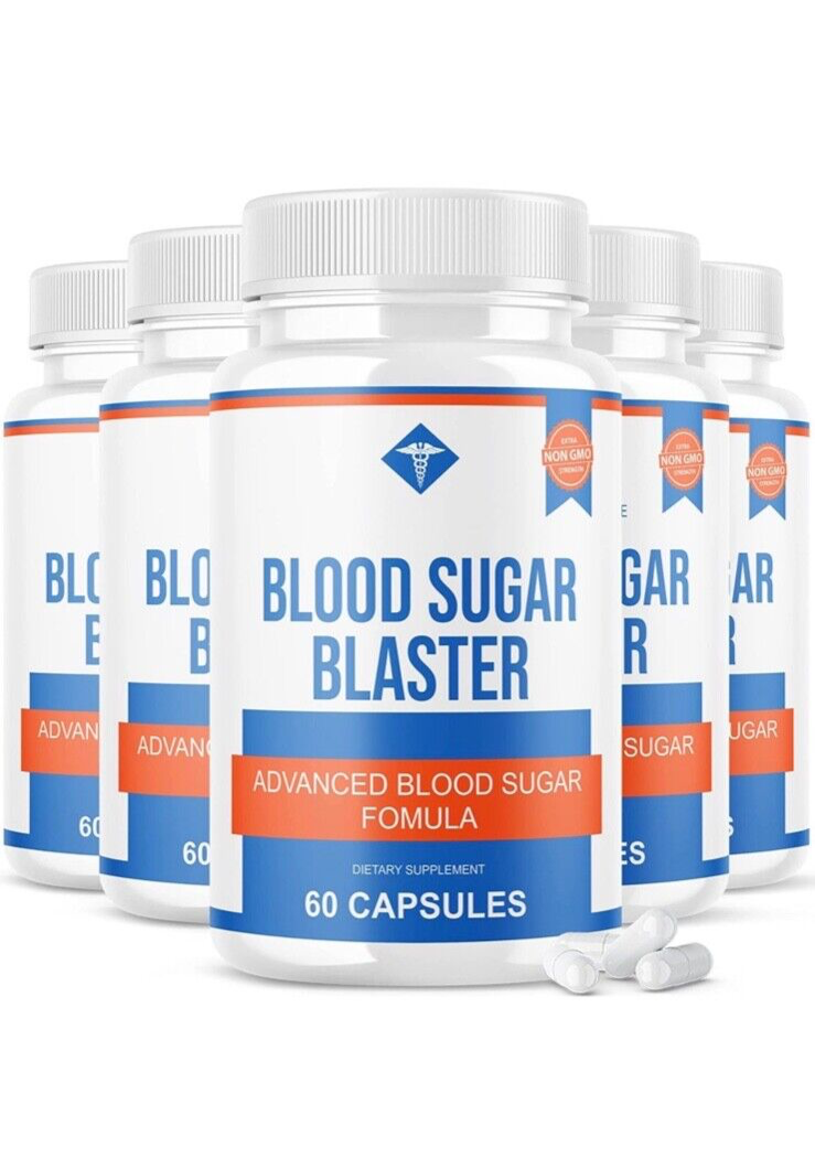 5-Pack Blood Sugar Blaster Advanced Blood Sugar Formula - 300 Capsules