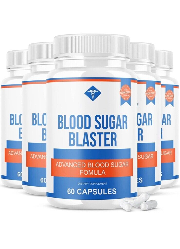 5-Pack Blood Sugar Blaster Advanced Blood Sugar Formula - 300 Capsules