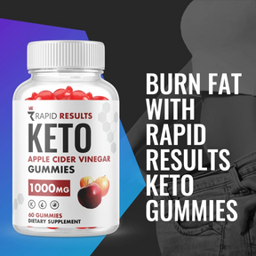 2-Pack Rapid Results Keto ACV Gummies, Vegan, Weight Loss Supplement-120 Gummies