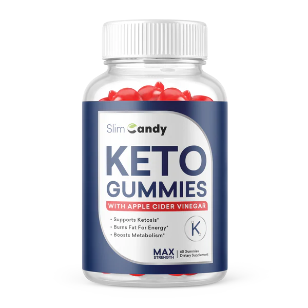 Slim Candy Keto ACV Gummies, Vegan, Advanced Weight Loss (60 Gummies)