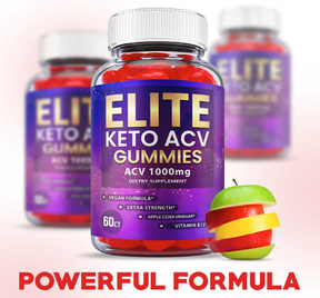 5-Pack Elite Keto ACV Gummies, Vegan, Advanced Weight Loss (300 Gummies)