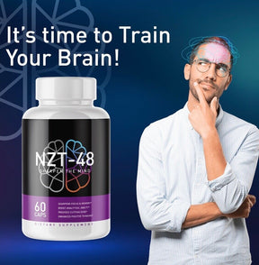 2-Pack NZT-48 Brain Booster, Focus, Memory, Function, Clarity- 120 Capsules