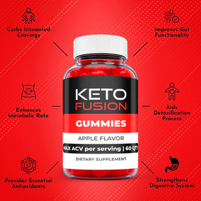 Keto Fusion Gummies, Weight Loss, Fuzion Keto ACV Gummies (60 Gummies)