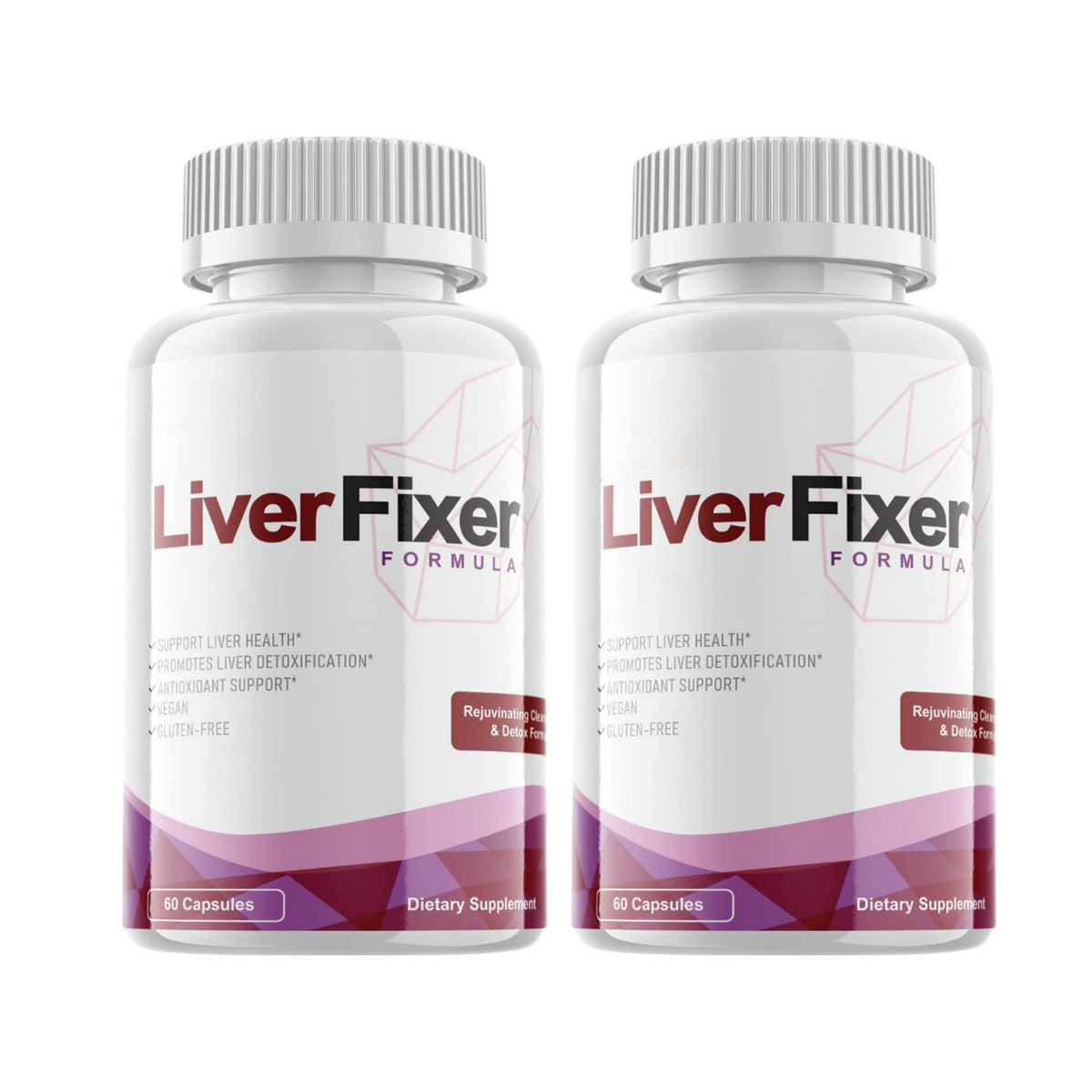 2-Pack Liver Fixer Cleanse Formula for Liver Health Cleanse Support-120 Capsules