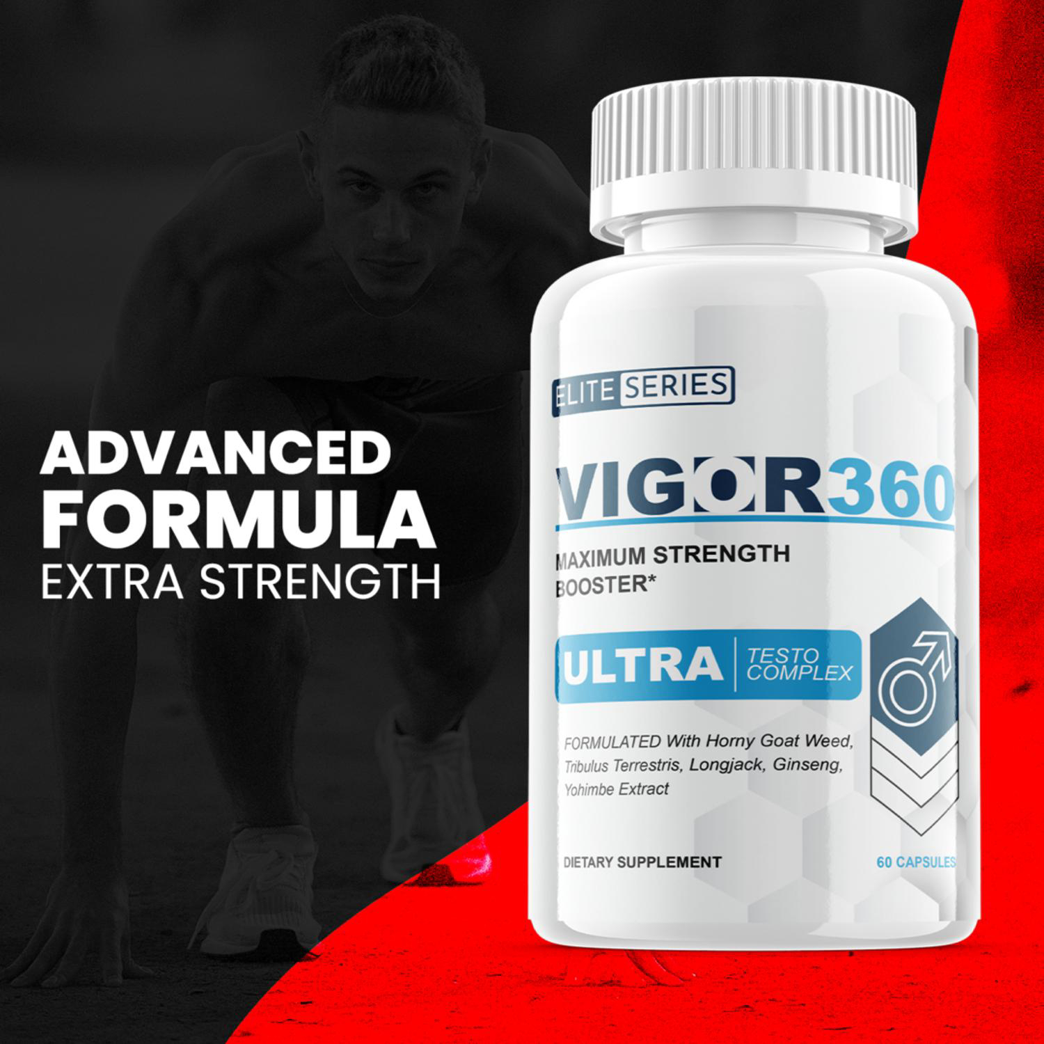 3-Pack Vigor360 Maximum Strength Vigor 360 Supplement 180 Capsules