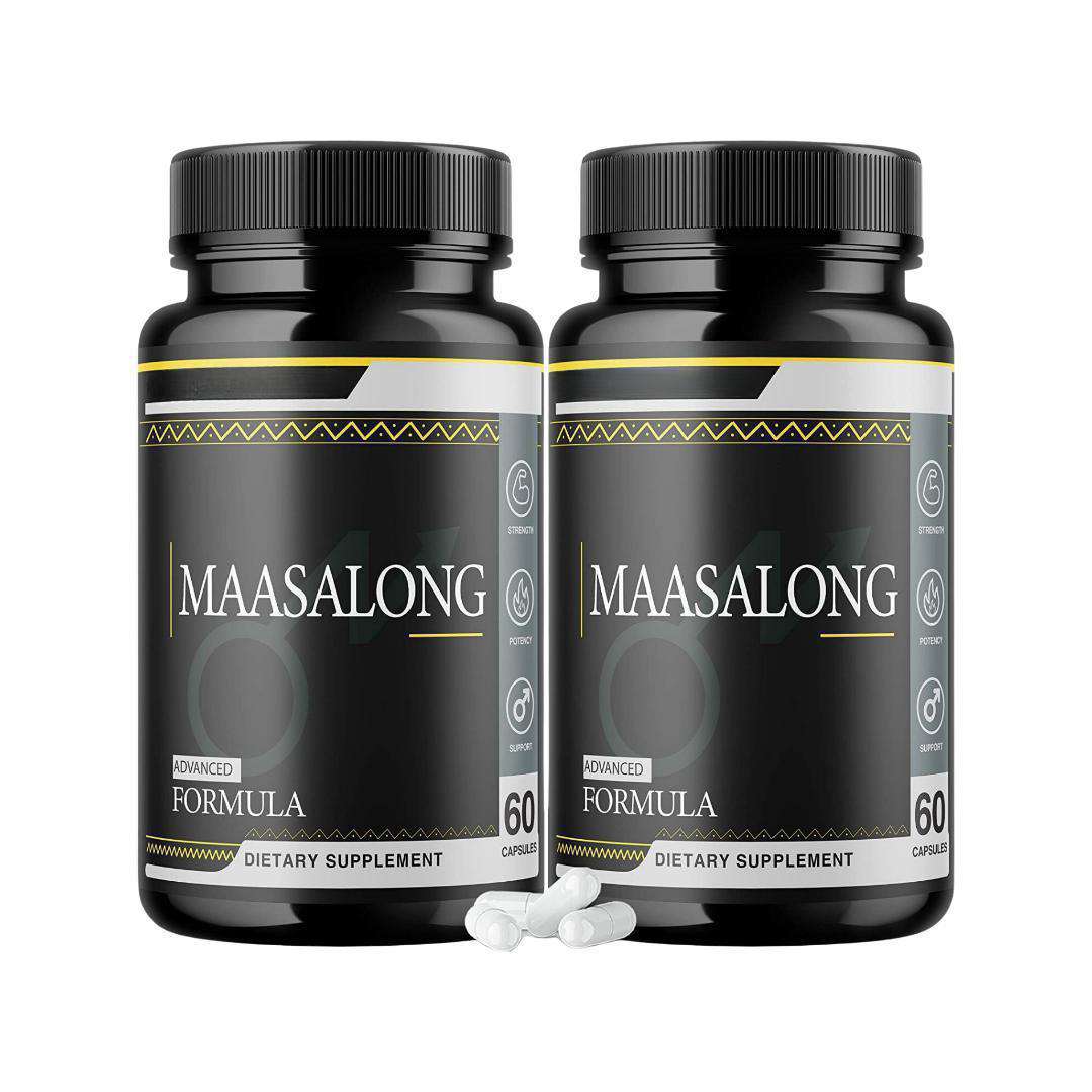 2-Pack Maasalong Pills Supplement Advanced Formula Masalong- 120 Capsules