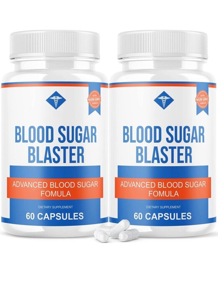 2-Pack Blood Sugar Blaster Advanced Blood Sugar Formula - 120 Capsules