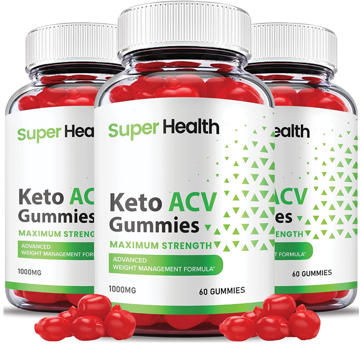 3-Pack Super Health Keto Gummies - Super Health Keto ACV Gummies -180 Gummies