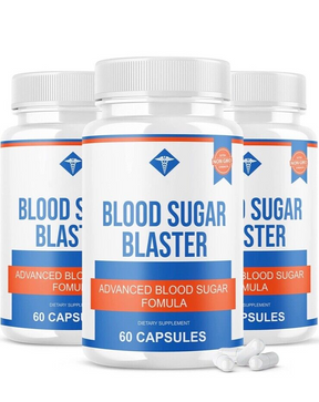 3-Pack Blood Sugar Blaster Advanced Blood Sugar Formula - 180 Capsules