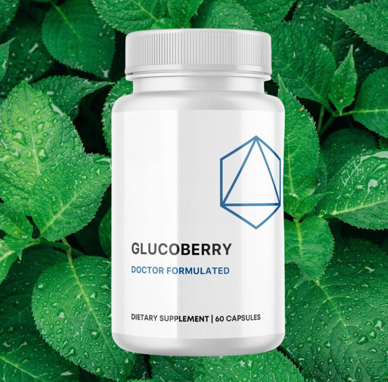 5-Pack Glucoberry Dietary Supplement, Supports Gut Health,Digestion-300 Capsules