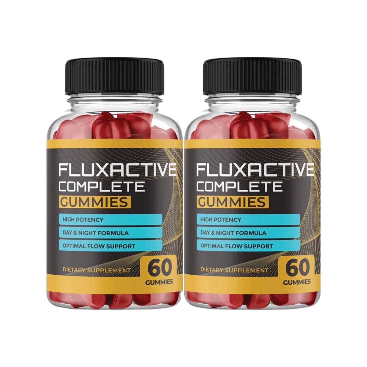 2-Pack Fluxactive Complete Gummies Flux Active Complete Max Strength-120 Gummies