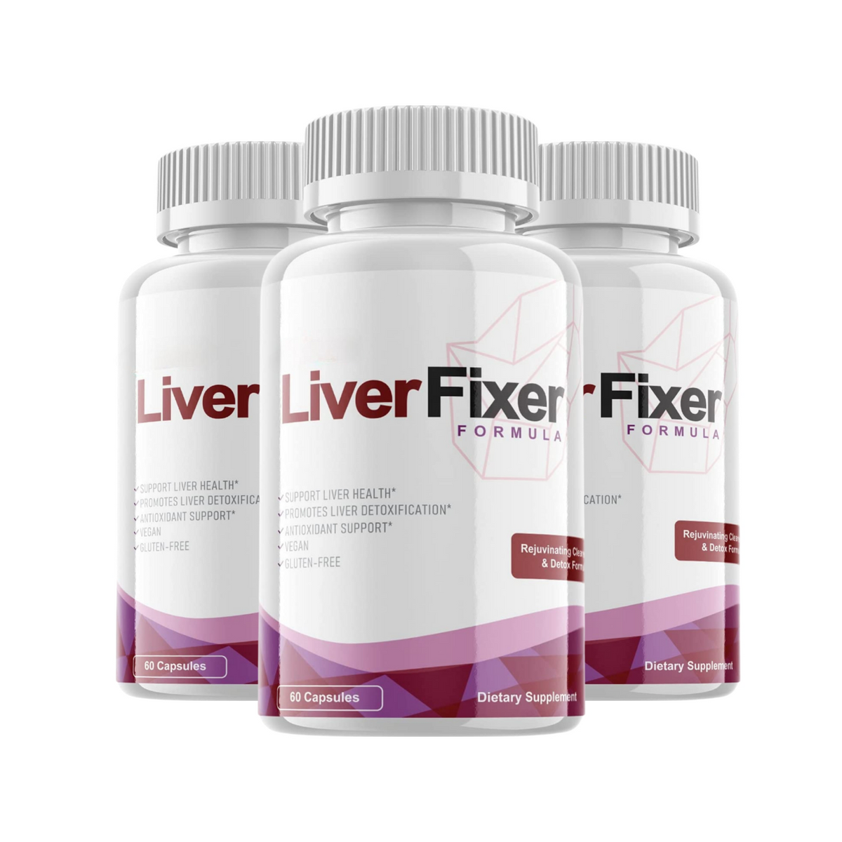 3-Pack Liver Fixer Cleanse Formula for Liver Health Cleanse Support-180 Capsules