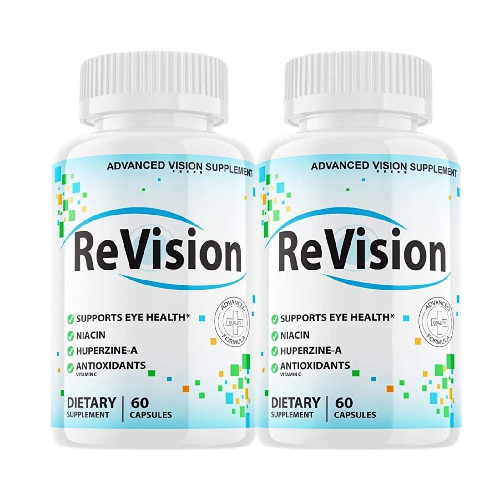 2-Pack ReVision Eye Advanced Eye Supplement, Supports Eye Health- 120 Capsules