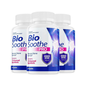 3-Pack Bio Soothe PRO, Premium Nerve Formula Dietary Supplement (180 Capsules)