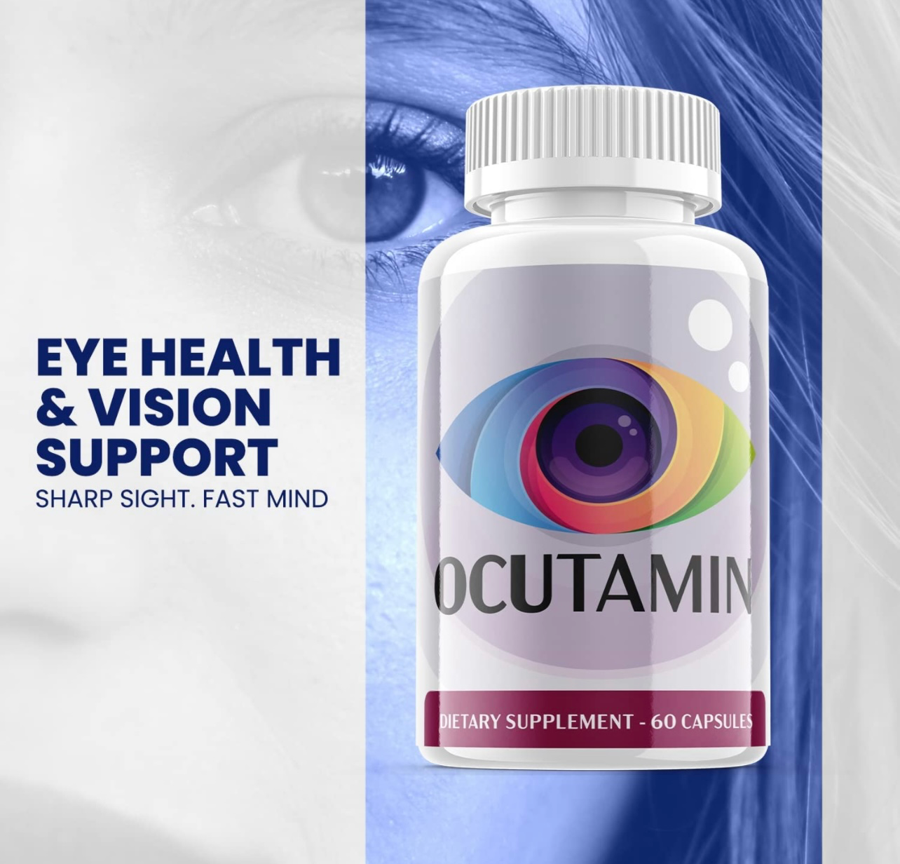 5-Pack Ocutamin Vision Supplement, Supports Healthy Vision and Eyes- 300 Caps