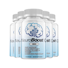 5-Pack NeuroBoost IQ Nootropic Supplement Brain, Mind, Focus-300 Capsules